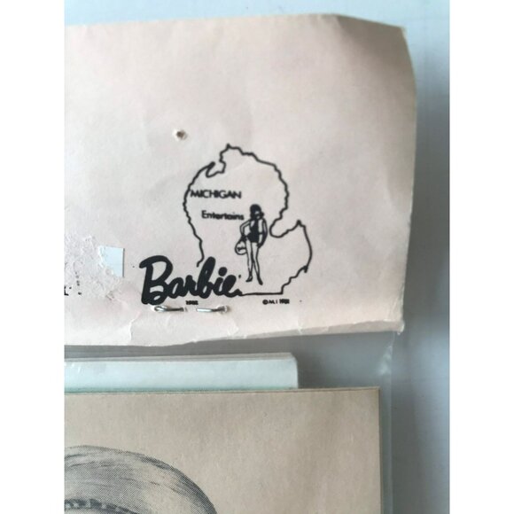 Vintage 1982 The Barbie Bulletin Notecards "For The Barbie Collectors" Dori - Picture 7 of 7